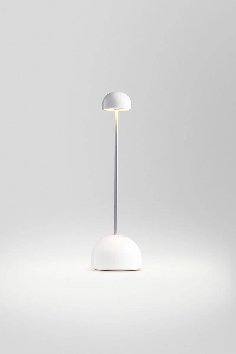 Lampa akumulatorowa SIPS biały ze srebrnym Marset Eye on Design