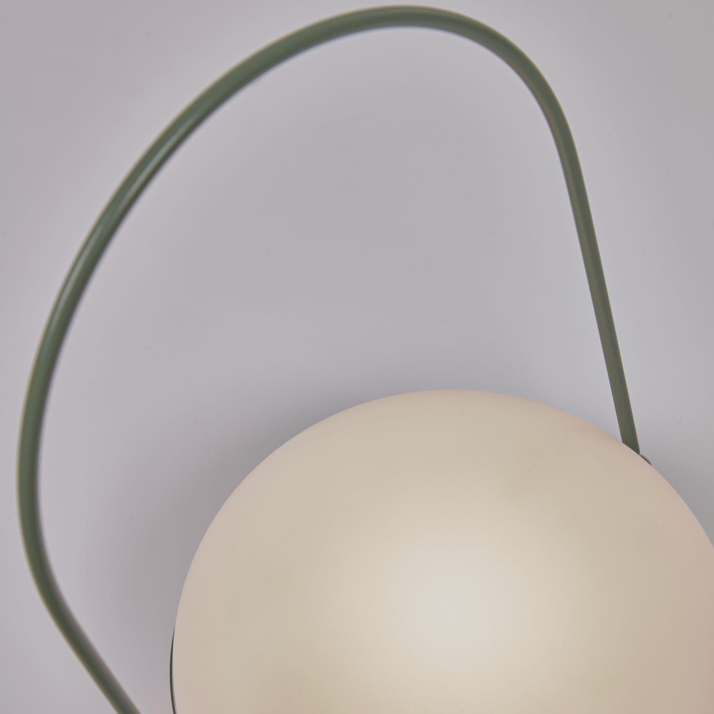 Lampa akumulatorowa TEA zielone wykończenie La Forma Eye on Design