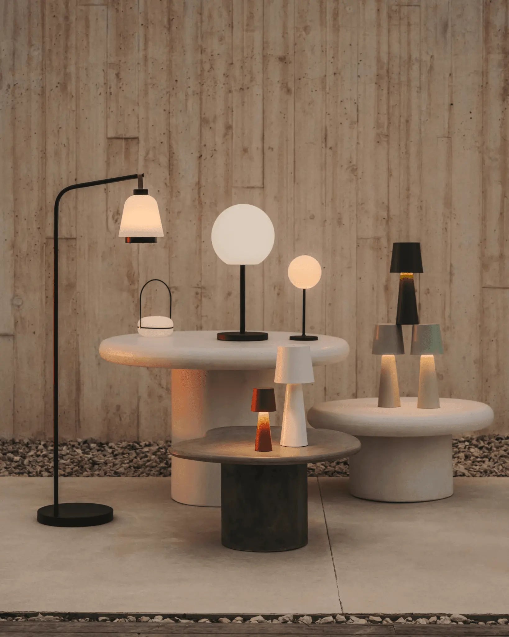 Lampa akumulatorowa zewnętrzna ARENYS biały – Kave Home