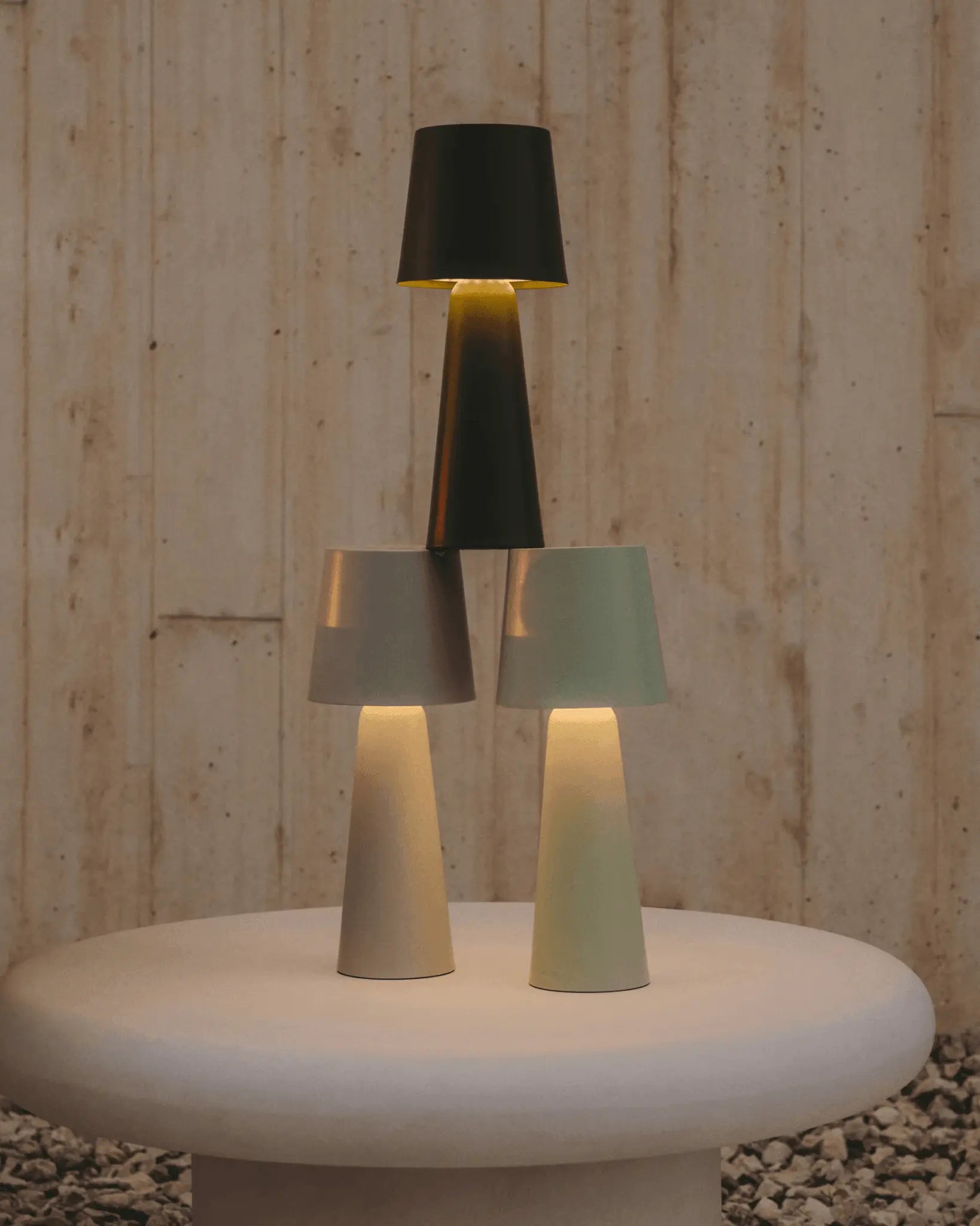 Lampa akumulatorowa zewnętrzna ARENYS zielony – Kave Home
