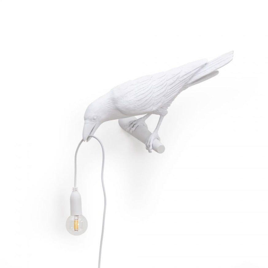 Lampa BIRD LOOKING LEFT biały Seletti Eye on Design