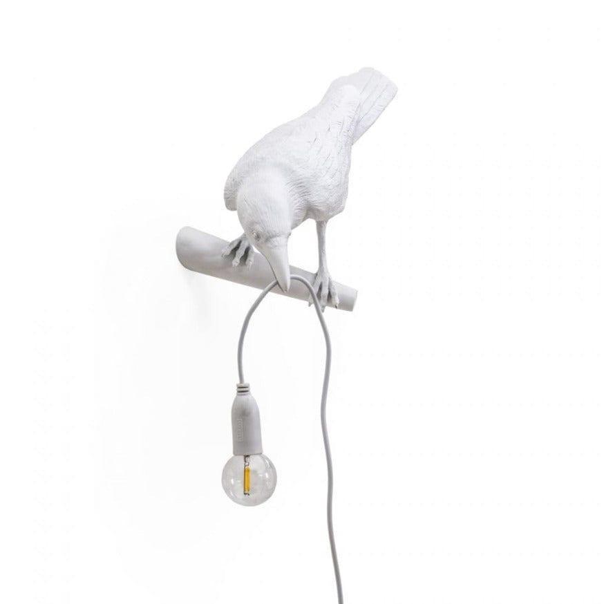 Lampa BIRD LOOKING LEFT biały Seletti Eye on Design