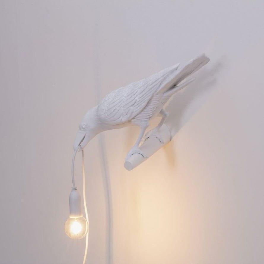 Lampa BIRD LOOKING LEFT biały Seletti Eye on Design