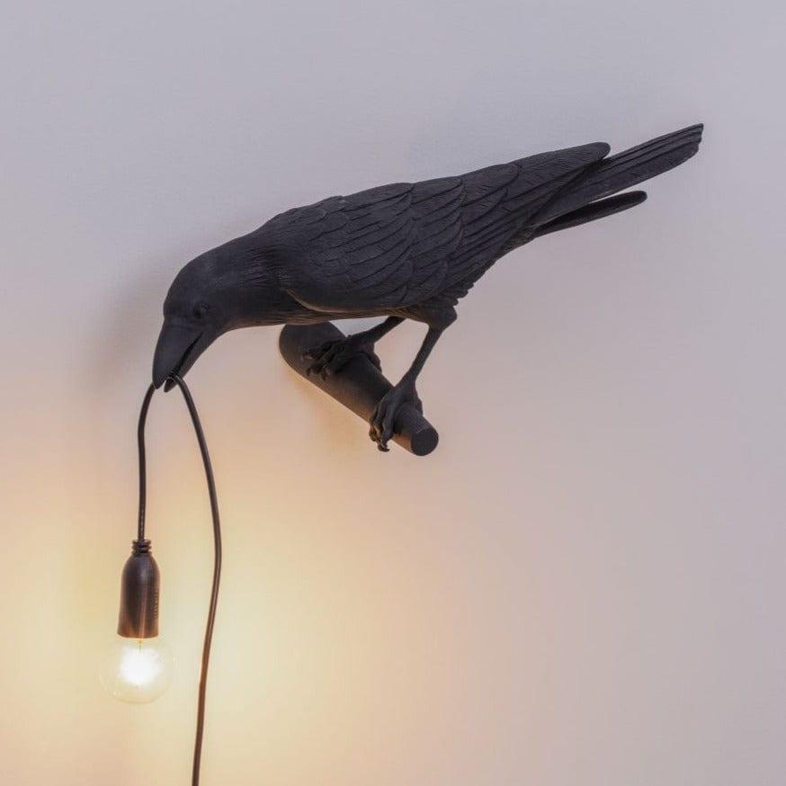 Lampa BIRD LOOKING LEFT czarny Seletti Eye on Design