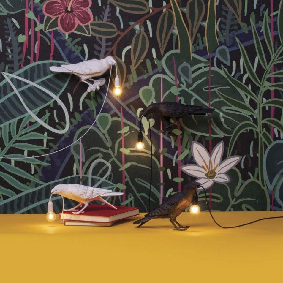 Lampa BIRD WAITING biały Seletti Eye on Design