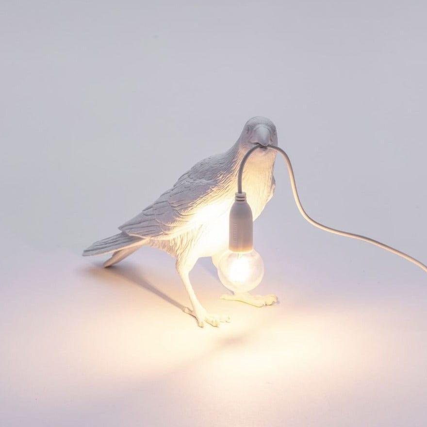 Lampa BIRD WAITING biały Seletti Eye on Design