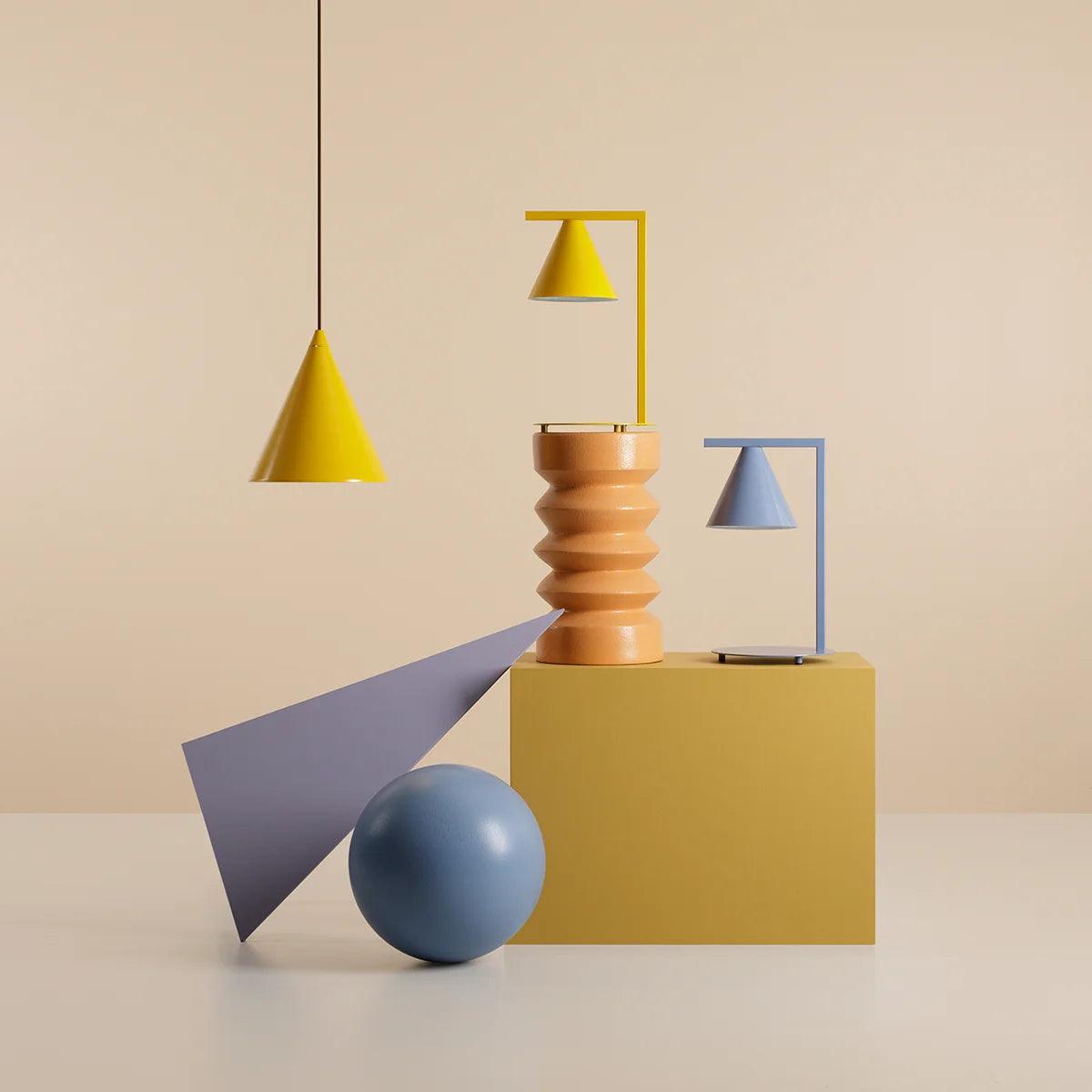 Lampa biurkowa FORM niebieski Artera Eye on Design