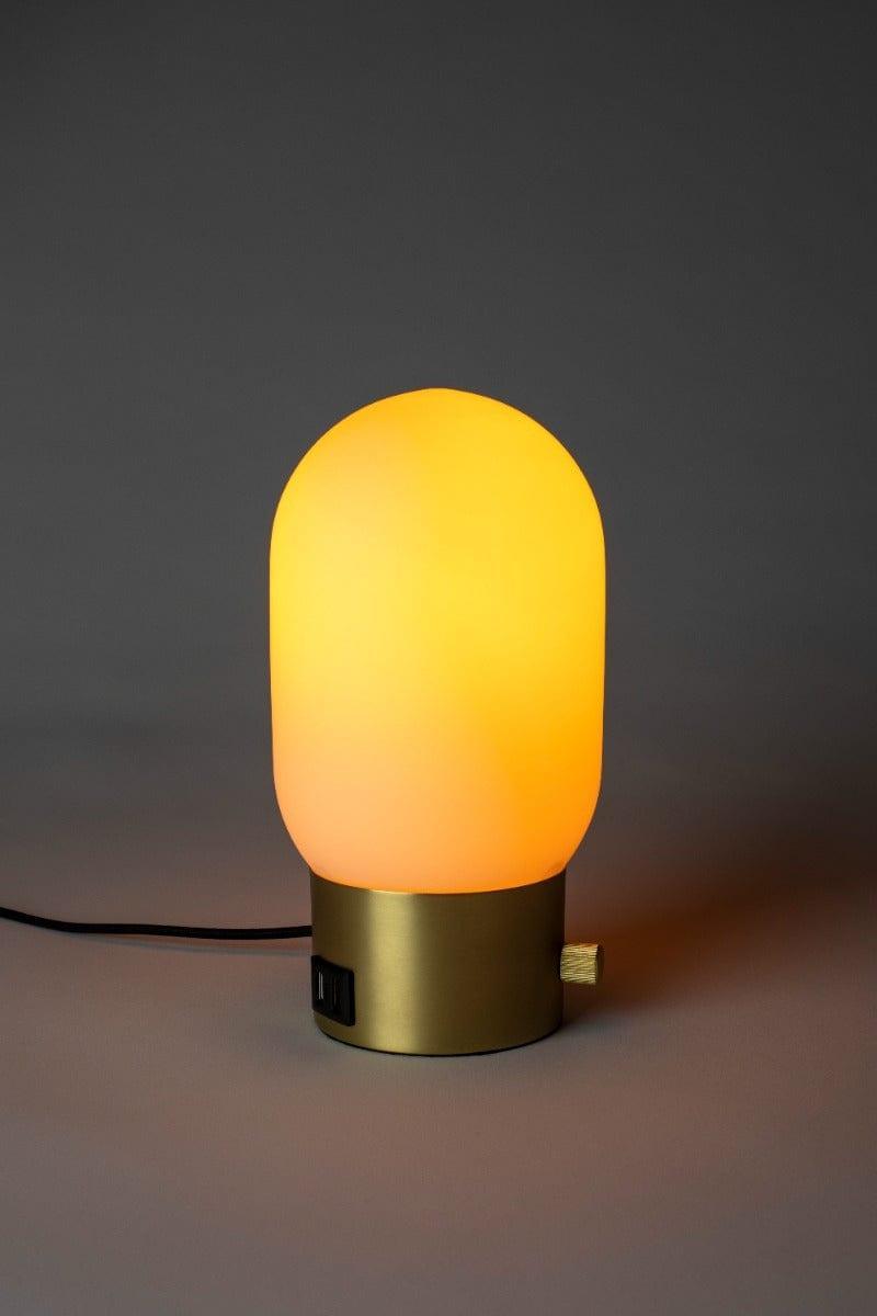 Lampa biurkowa URBAN CHARGER złoty Zuiver Eye on Design
