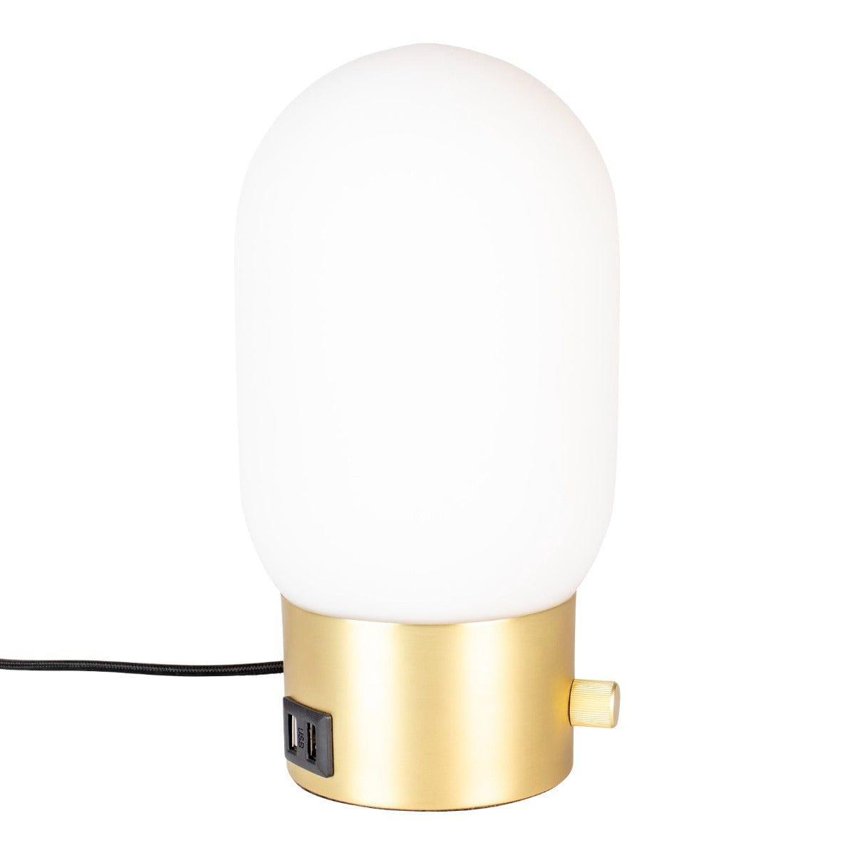 Lampa biurkowa URBAN CHARGER złoty Zuiver Eye on Design
