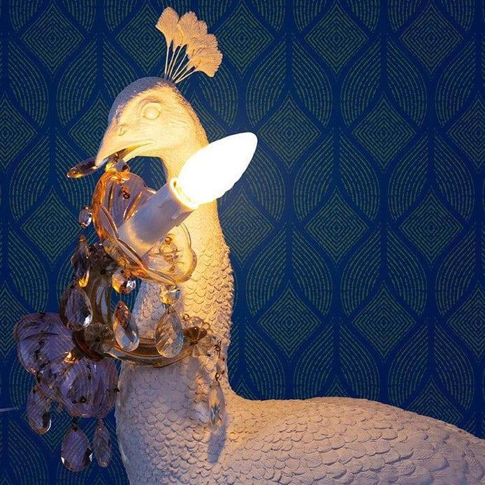 Lampa dekoracyjna PEACOCK biały Seletti Eye on Design