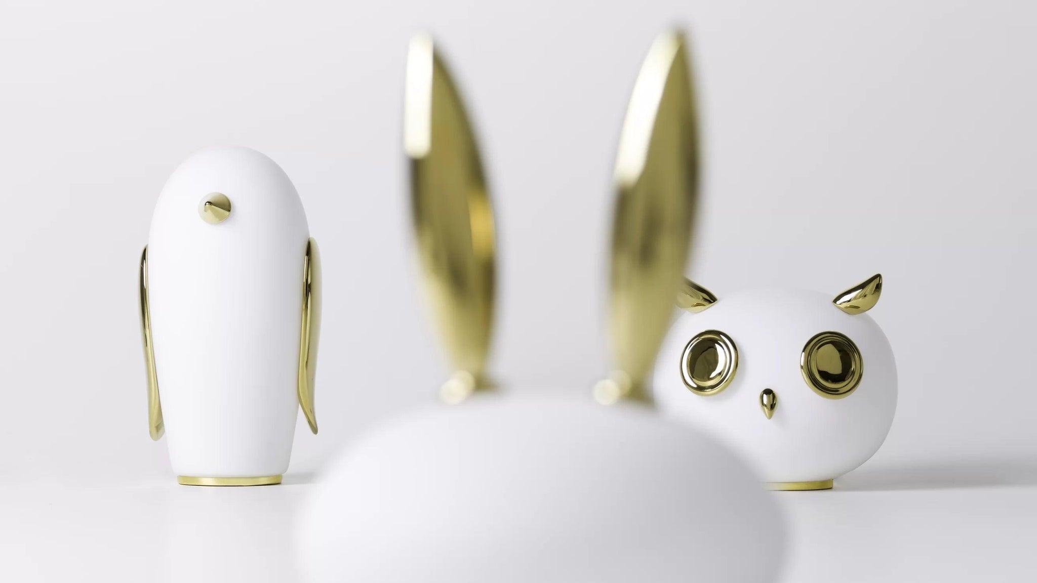 Lampa dekoracyjna PET LIGHT UHUH - OWL złoty Moooi Eye on Design