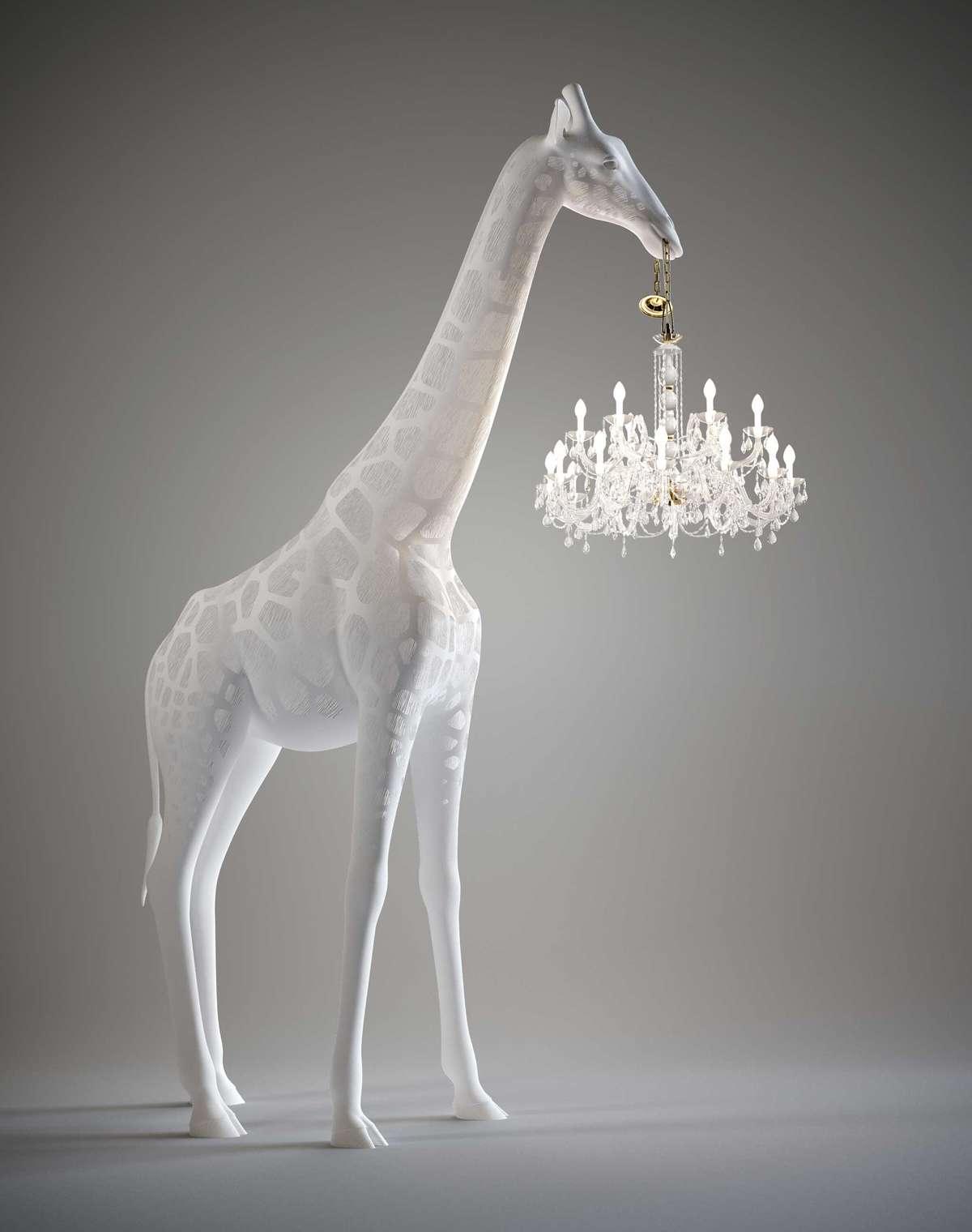 Lampa GIRAFFE IN LOVE M biała Qeeboo Eye on Design