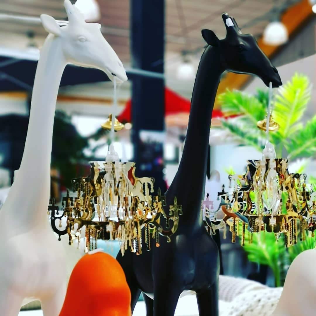 Lampa GIRAFFE IN LOVE XS biała Qeeboo Eye on Design