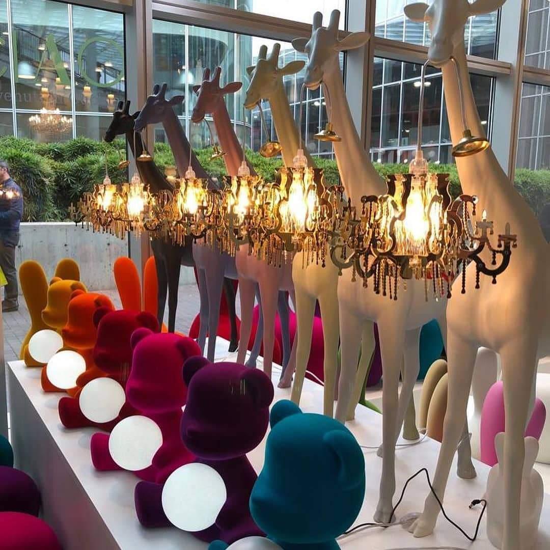Lampa GIRAFFE IN LOVE XS biała Qeeboo Eye on Design