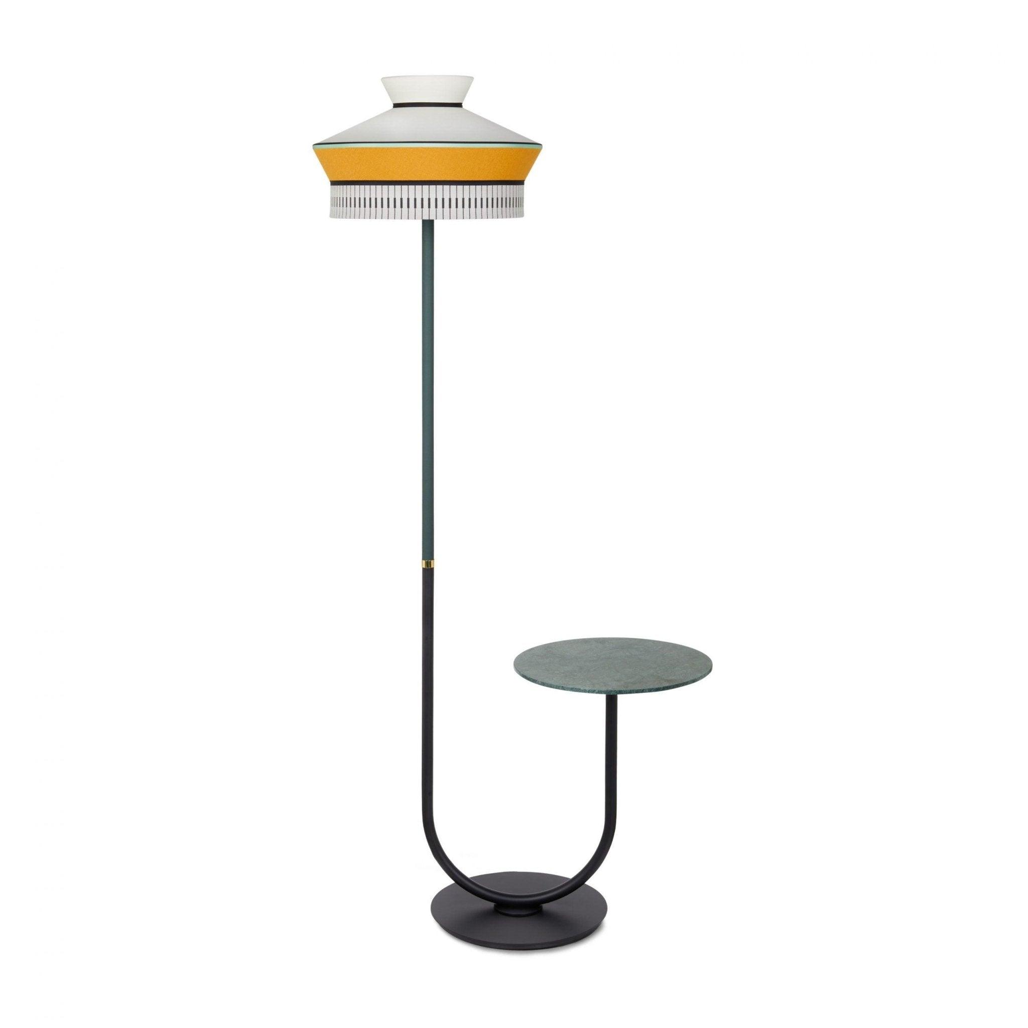 Lampa i stolik CALYPSO MARTINIQUE żółty Contardi Eye on Design