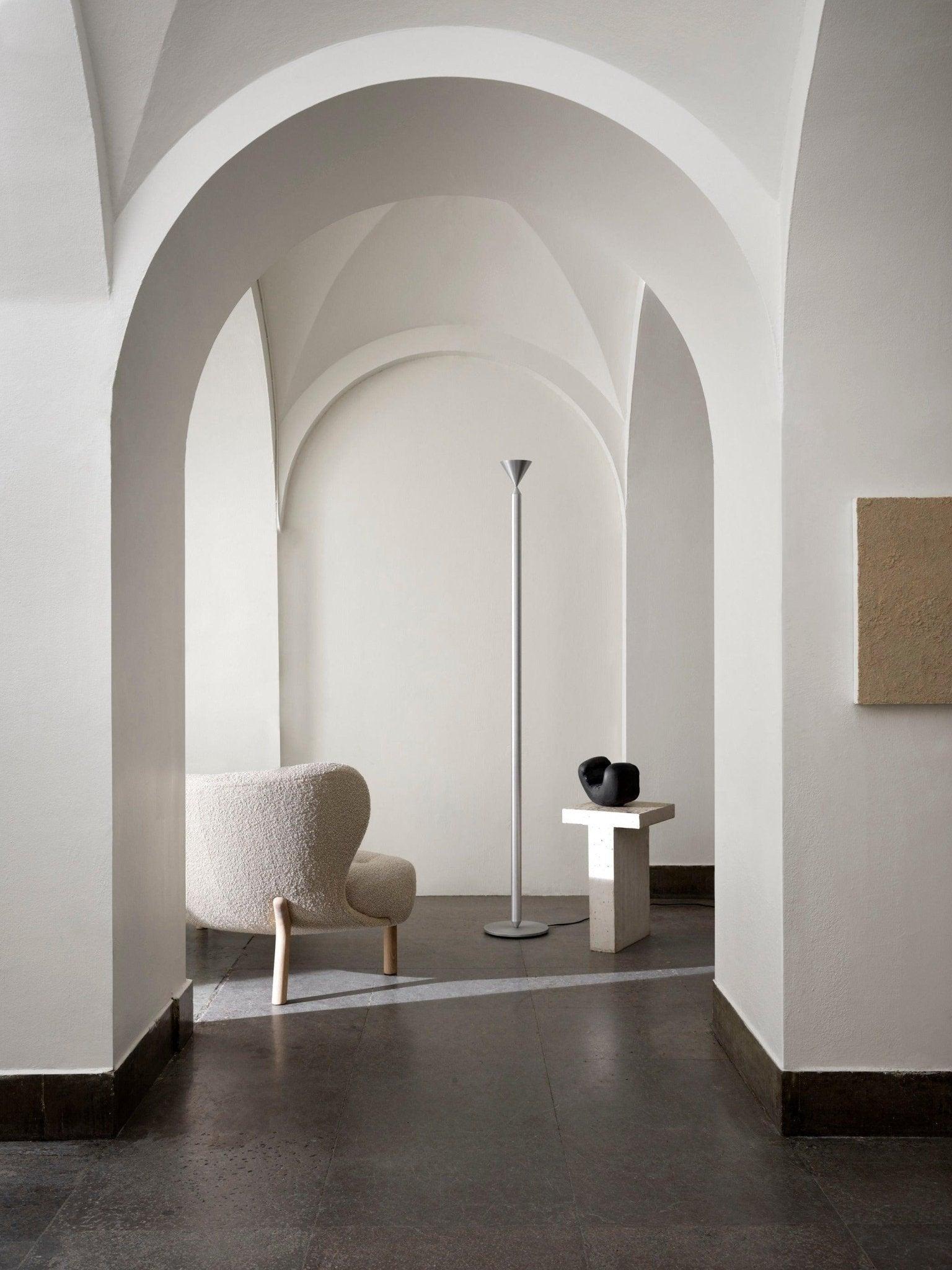 Lampa podłogowa APOLLO srebrny Pholc Eye on Design