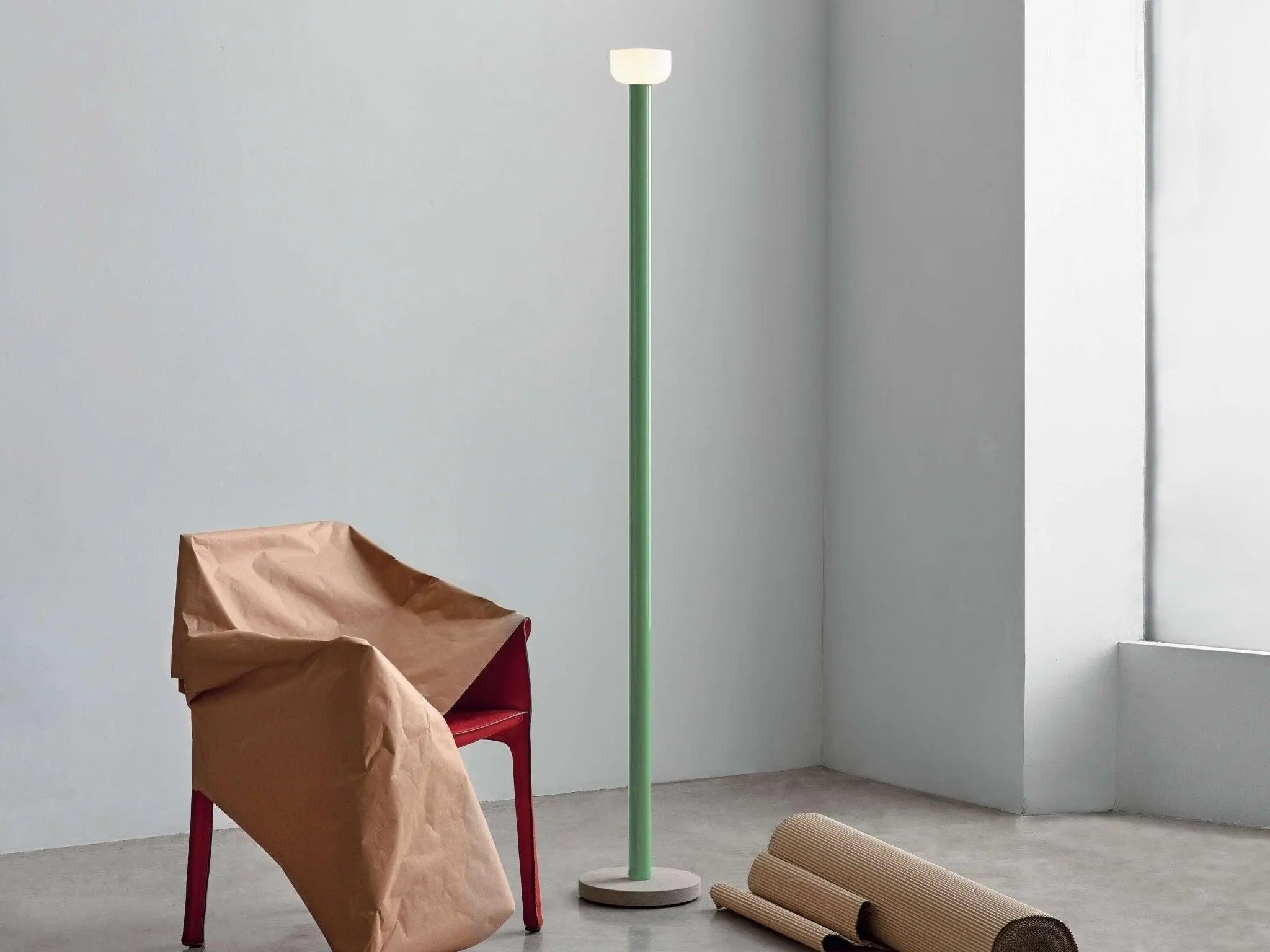 Lampa podłogowa BELLHOP zielony – Flos