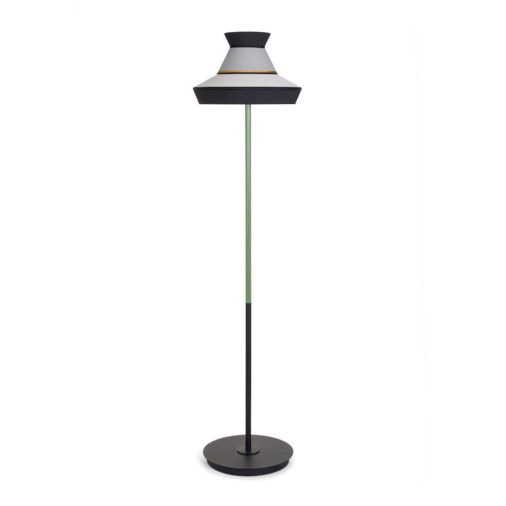 Lampa podłogowa CALYPSO GUADALOUPE czarno-biały Contardi Eye on Design