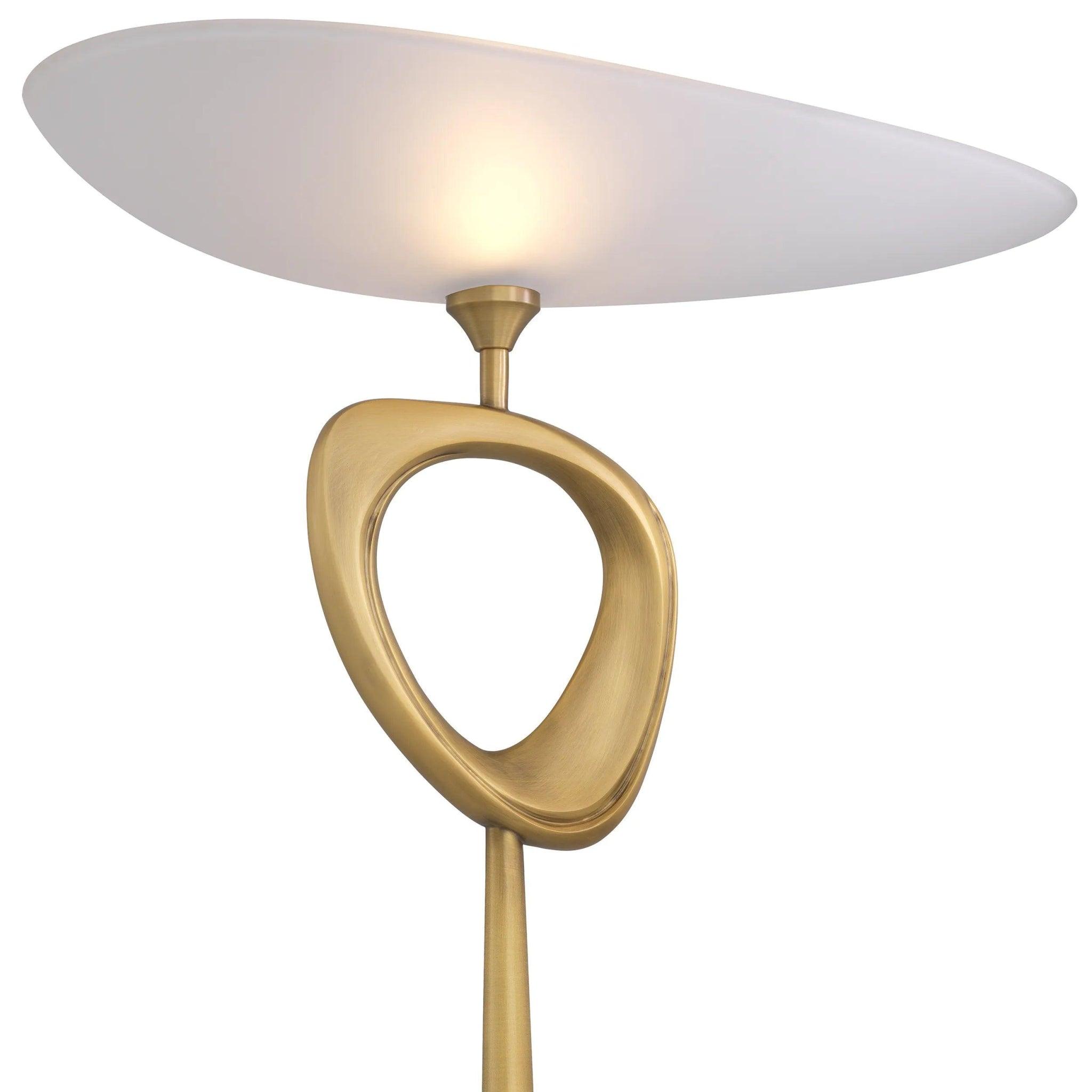Lampa podłogowa CELINE czarny z mosiężnym wykończeniem Eichholtz Eye on Design