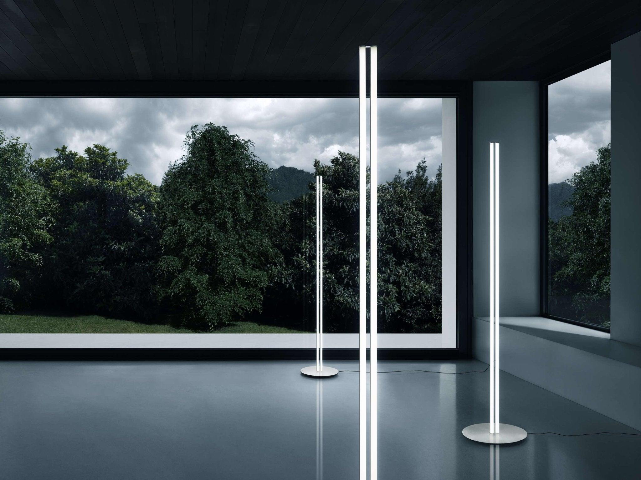 Lampa podłogowa COORDINATES srebrny Flos Eye on Design