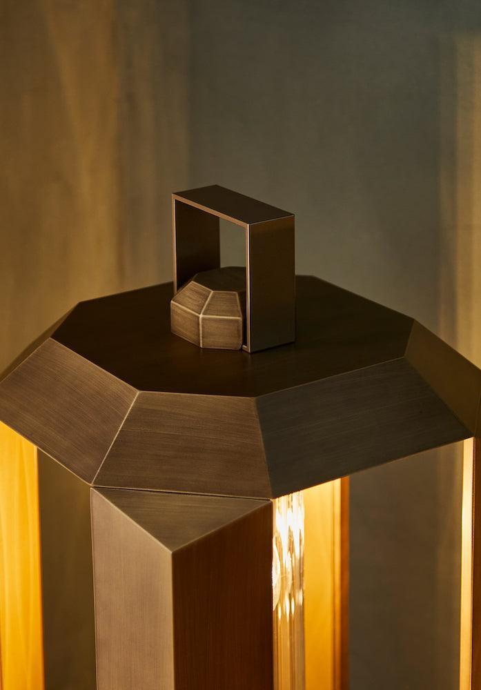 Lampa podłogowa CUBE złoty Contardi Eye on Design