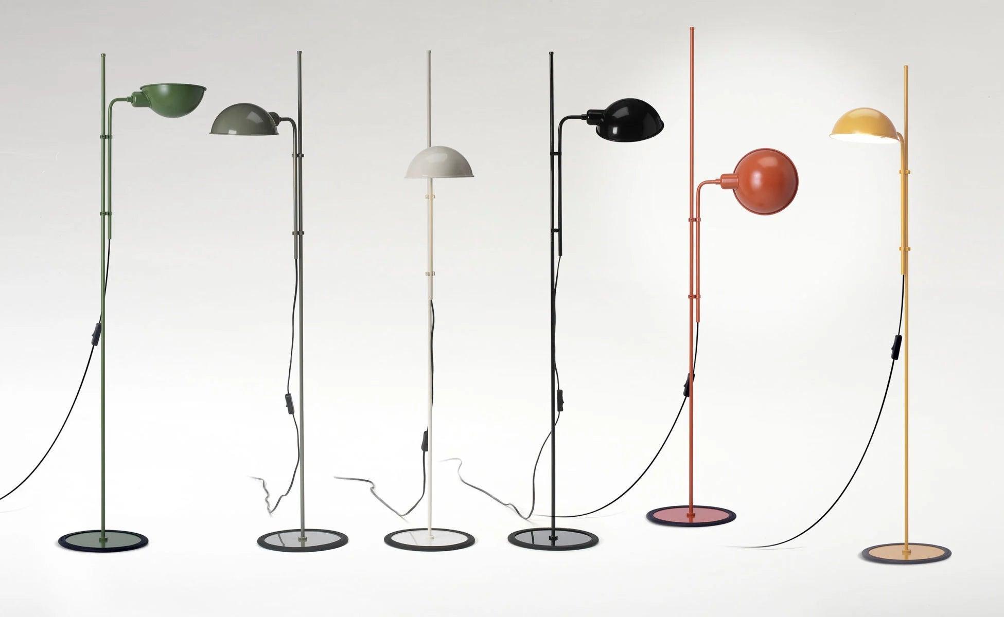 Lampa podłogowa FUNICULI musztardowy Marset Eye on Design