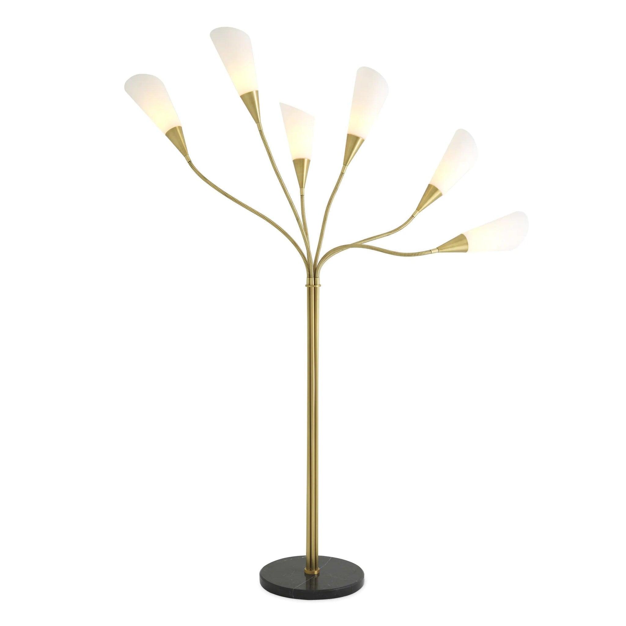 Lampa podłogowa GAGNON mosiężny Eichholtz Eye on Design