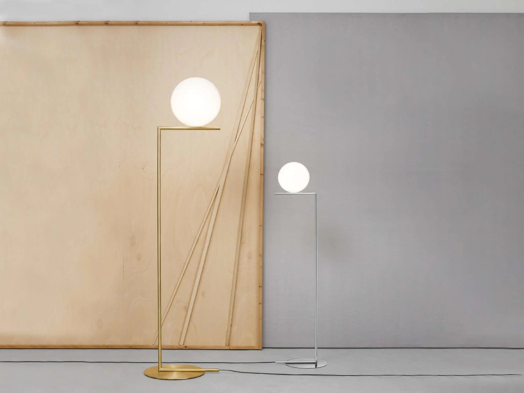 Lampa podłogowa IC LIGHTS chromowany – Flos