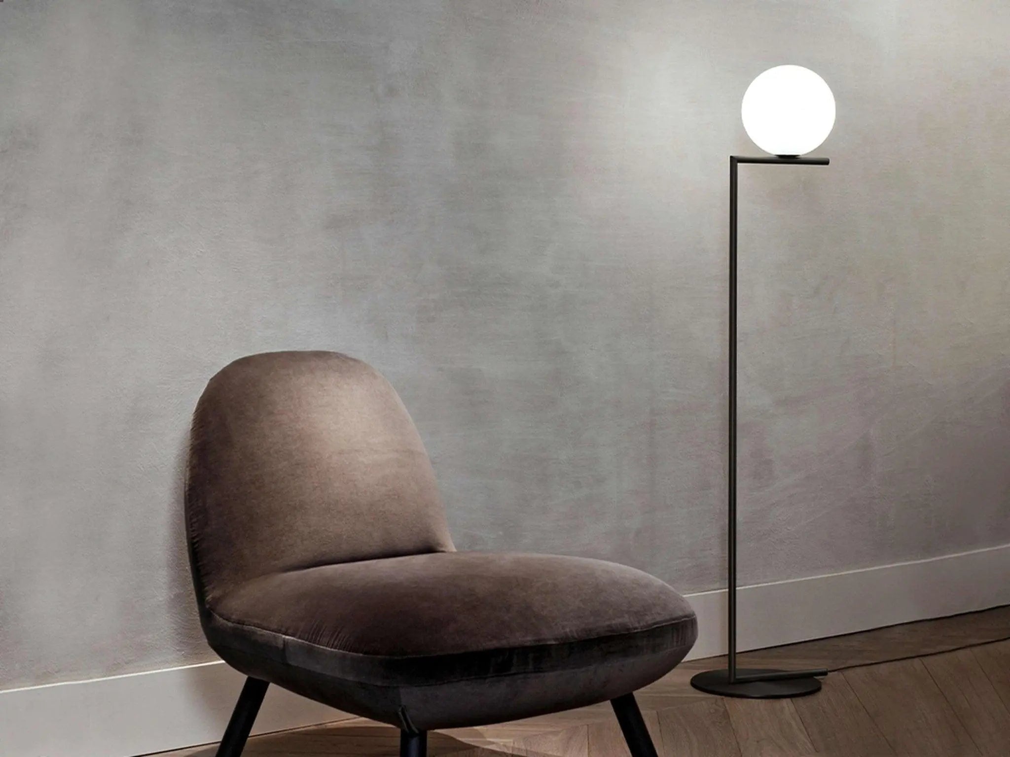 Lampa podłogowa IC LIGHTS czarny – Flos