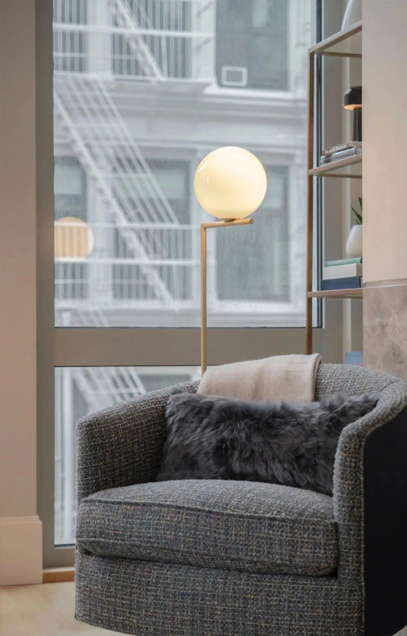 Lampa podłogowa IC LIGHTS mosiężny – Flos