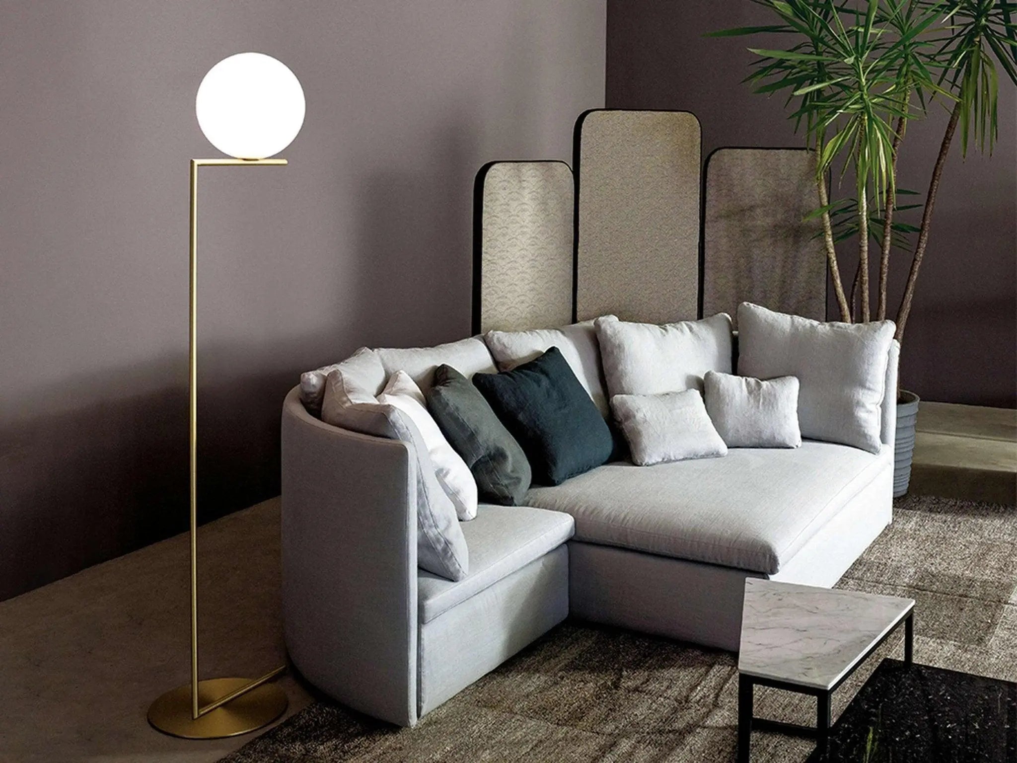 Lampa podłogowa IC LIGHTS mosiężny – Flos