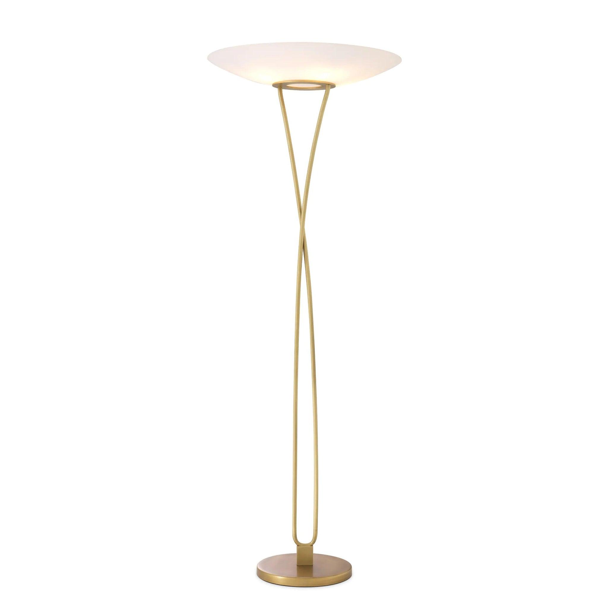 Lampa podłogowa LAILA mosiężny Eichholtz Eye on Design