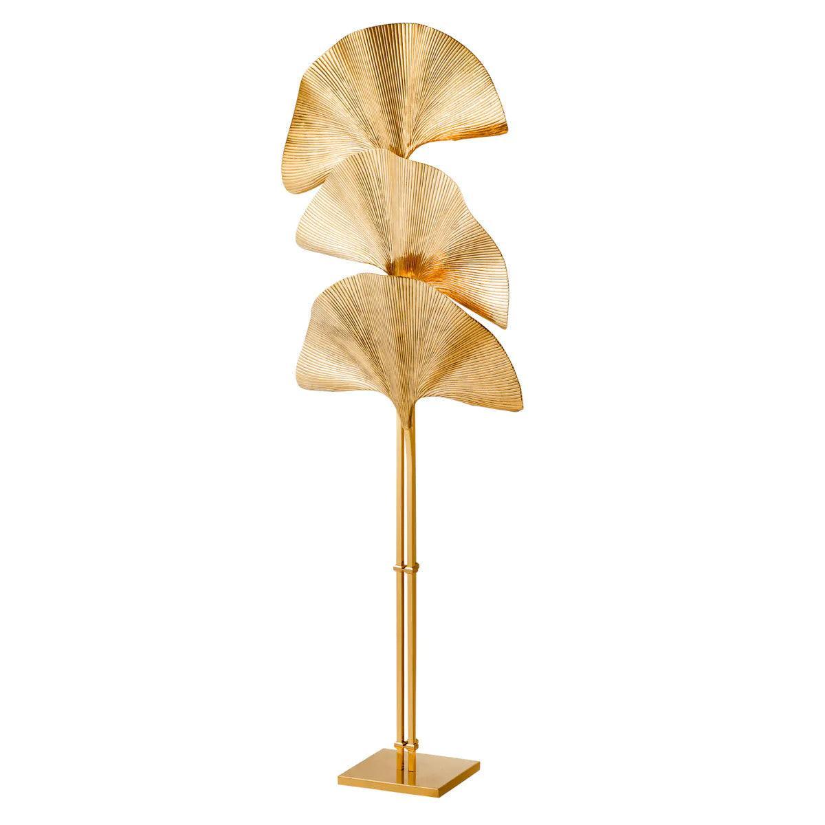 Lampa podłogowa LAS PALMAS polerowany mosiądz Eichholtz Eye on Design