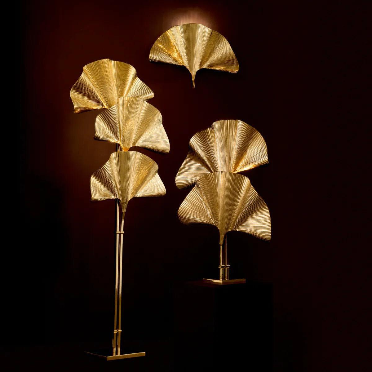 Lampa podłogowa LAS PALMAS polerowany mosiądz Eichholtz Eye on Design