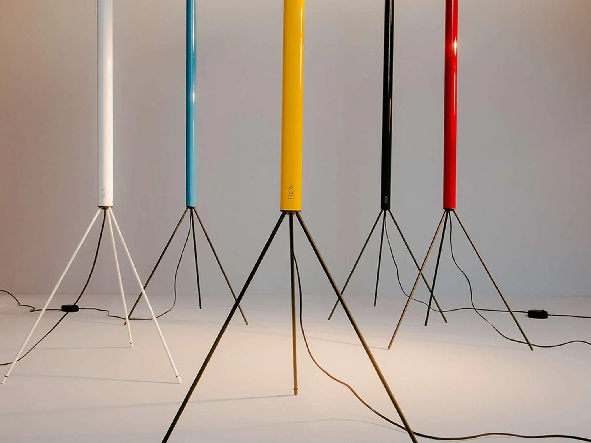 Lampa podłogowa LUMINATOR żółty – Flos