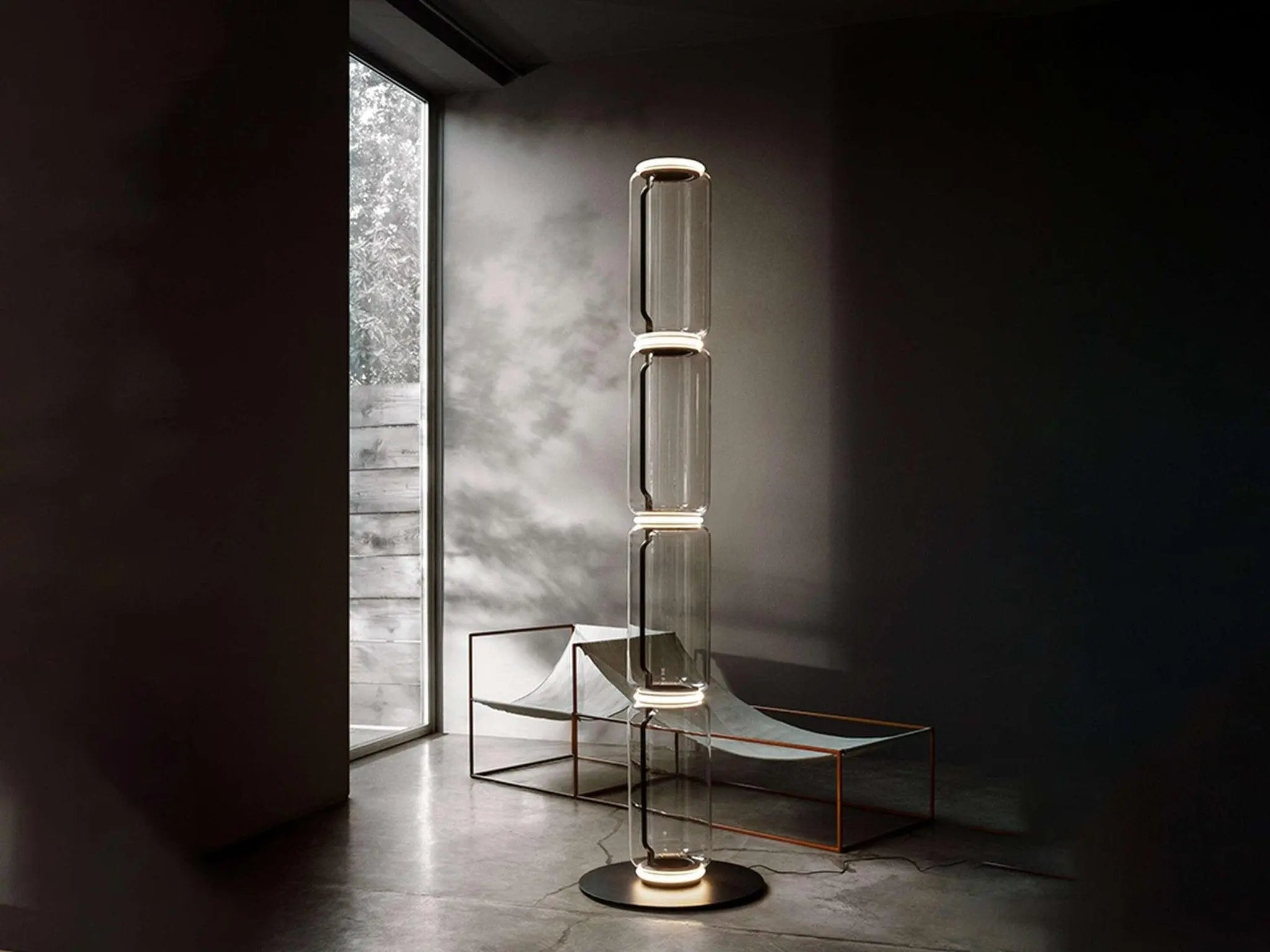 Lampa podłogowa NOCTAMBULE szkło – Flos