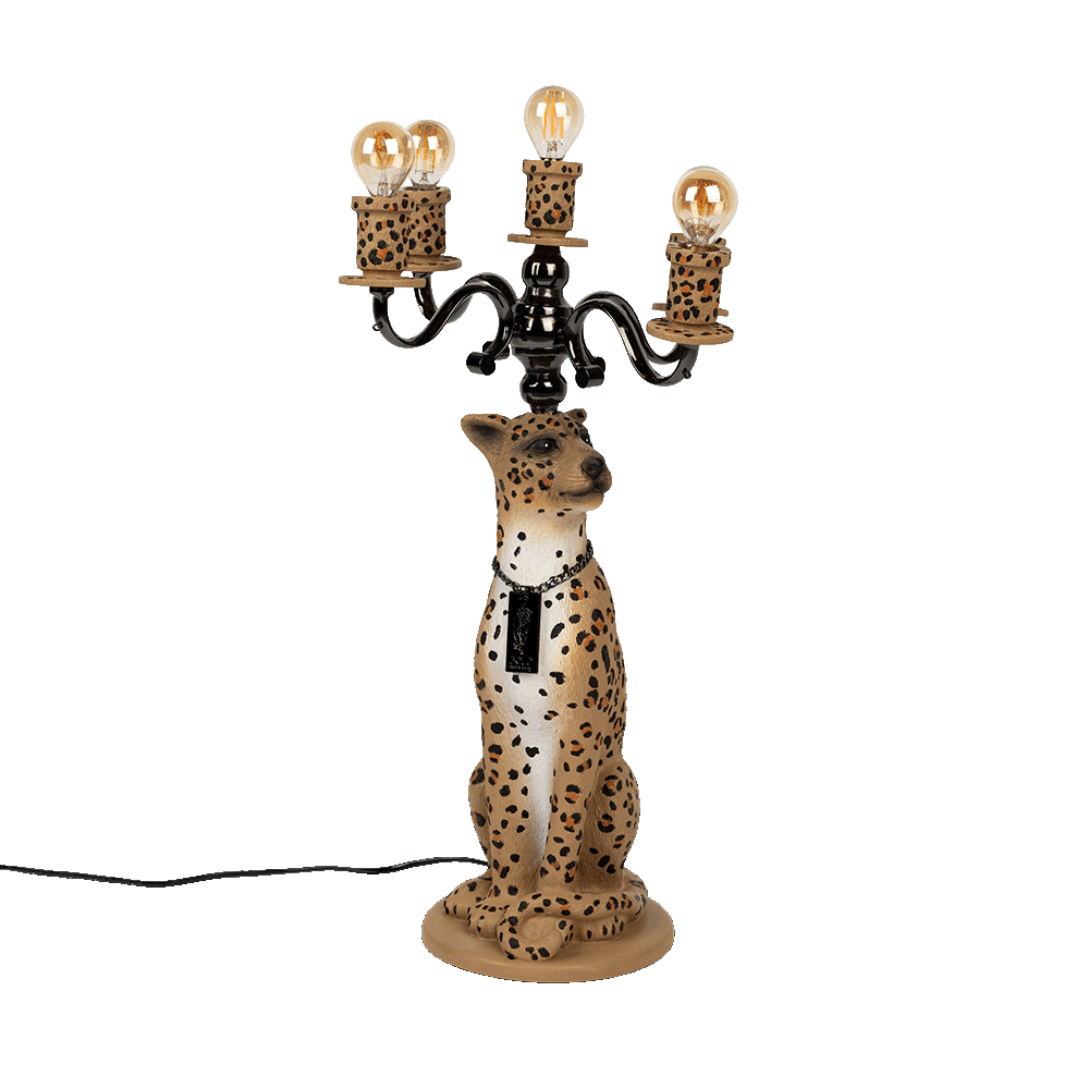 Lampa podłogowa PROUDLY CROWNED PANTHER centki Bold Monkey Eye on Design