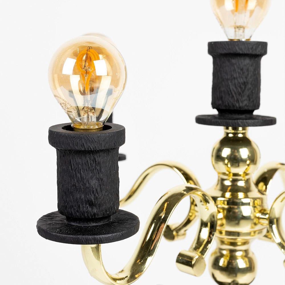 Lampa podłogowa PROUDLY CROWNED PANTHER czarny Bold Monkey Eye on Design