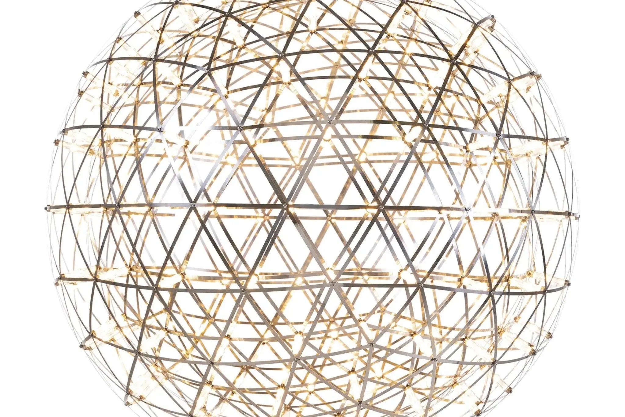 Lampa podłogowa RAIMOND II TENSEGRITY stal nierdzewna – Moooi