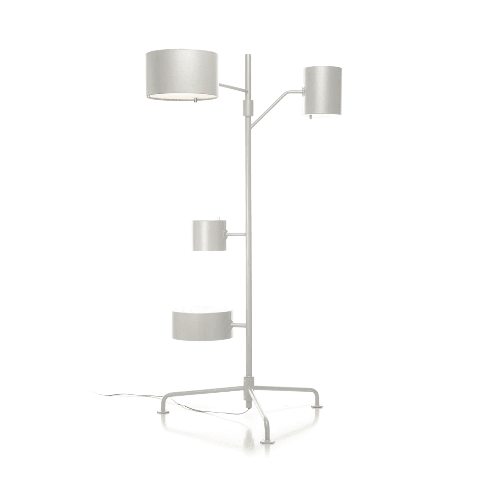 Lampa podłogowa STATISTOCRAT biały słomkowy Moooi Eye on Design