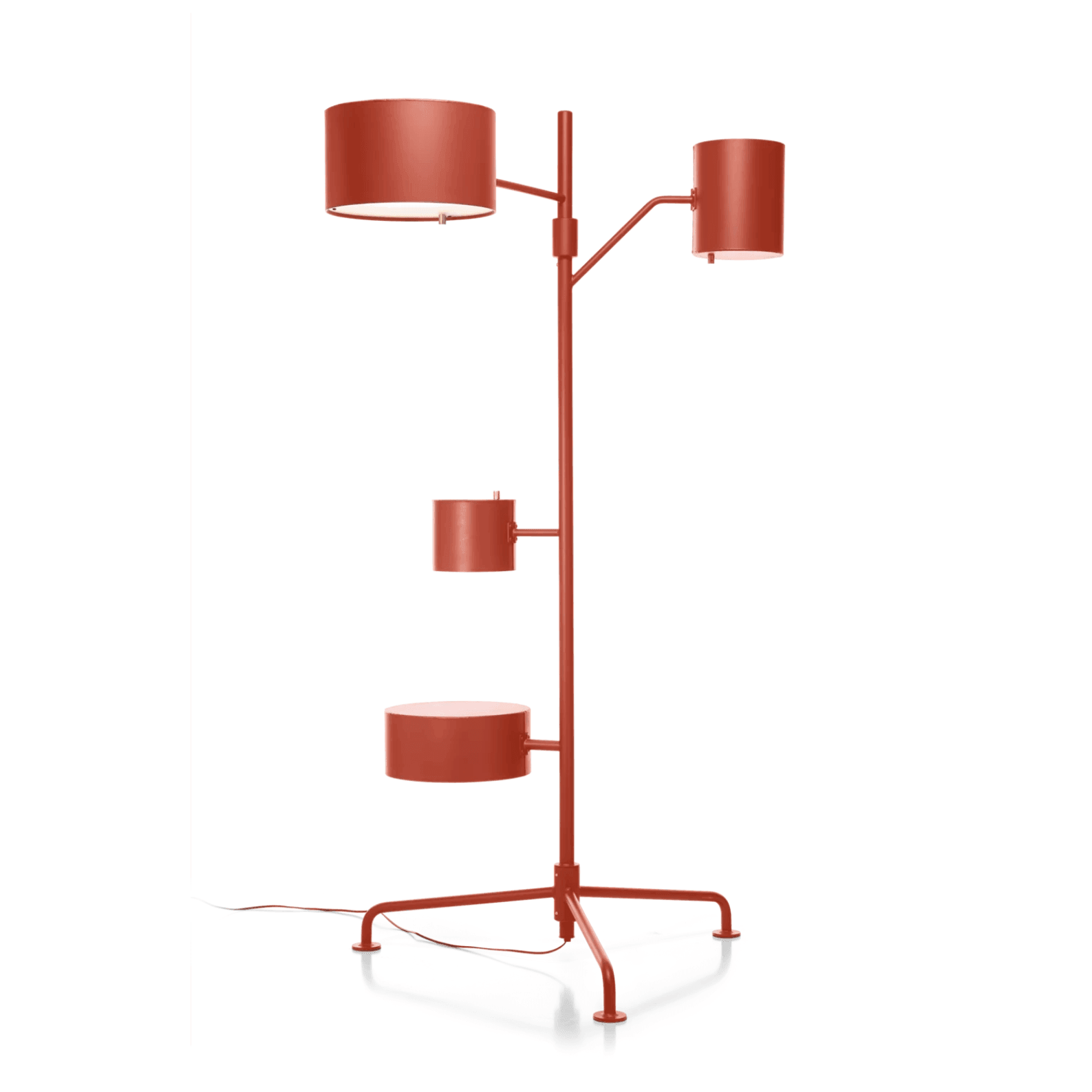 Lampa podłogowa STATISTOCRAT cynobrowy Moooi Eye on Design