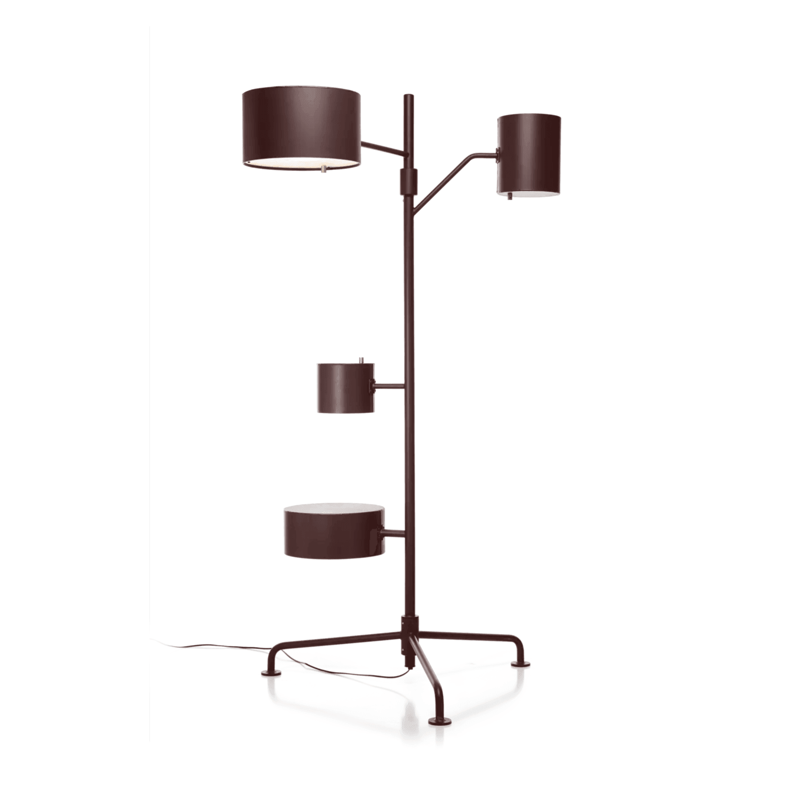 Lampa podłogowa STATISTOCRAT mahoniowy brąz Moooi Eye on Design