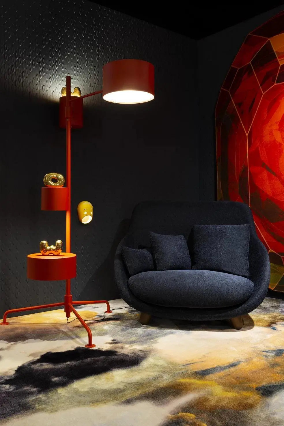 Lampa podłogowa STATISTOCRAT żółto-pomarańczowy – Moooi