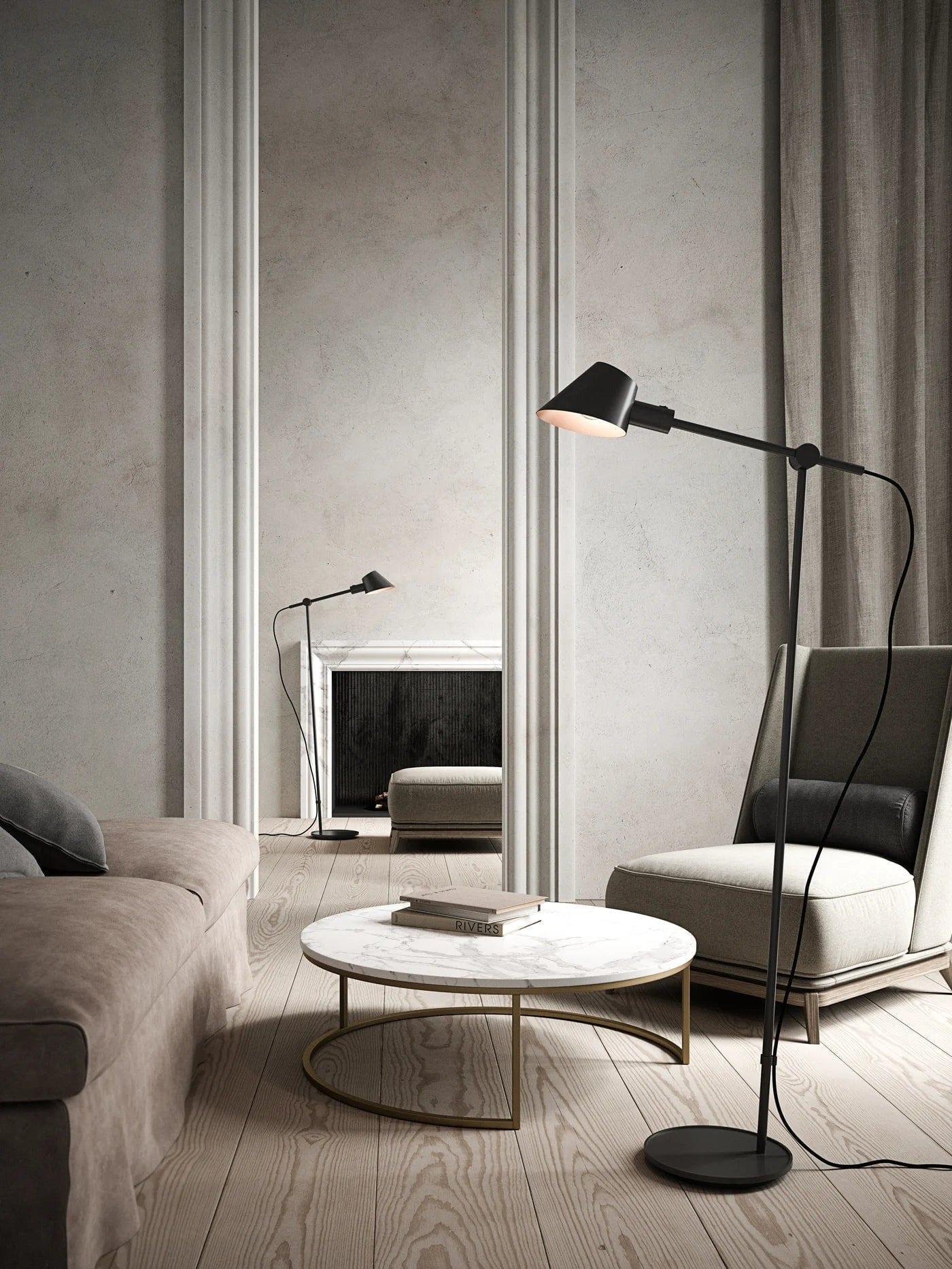Lampa podłogowa STAY czarny Nordlux Eye on Design