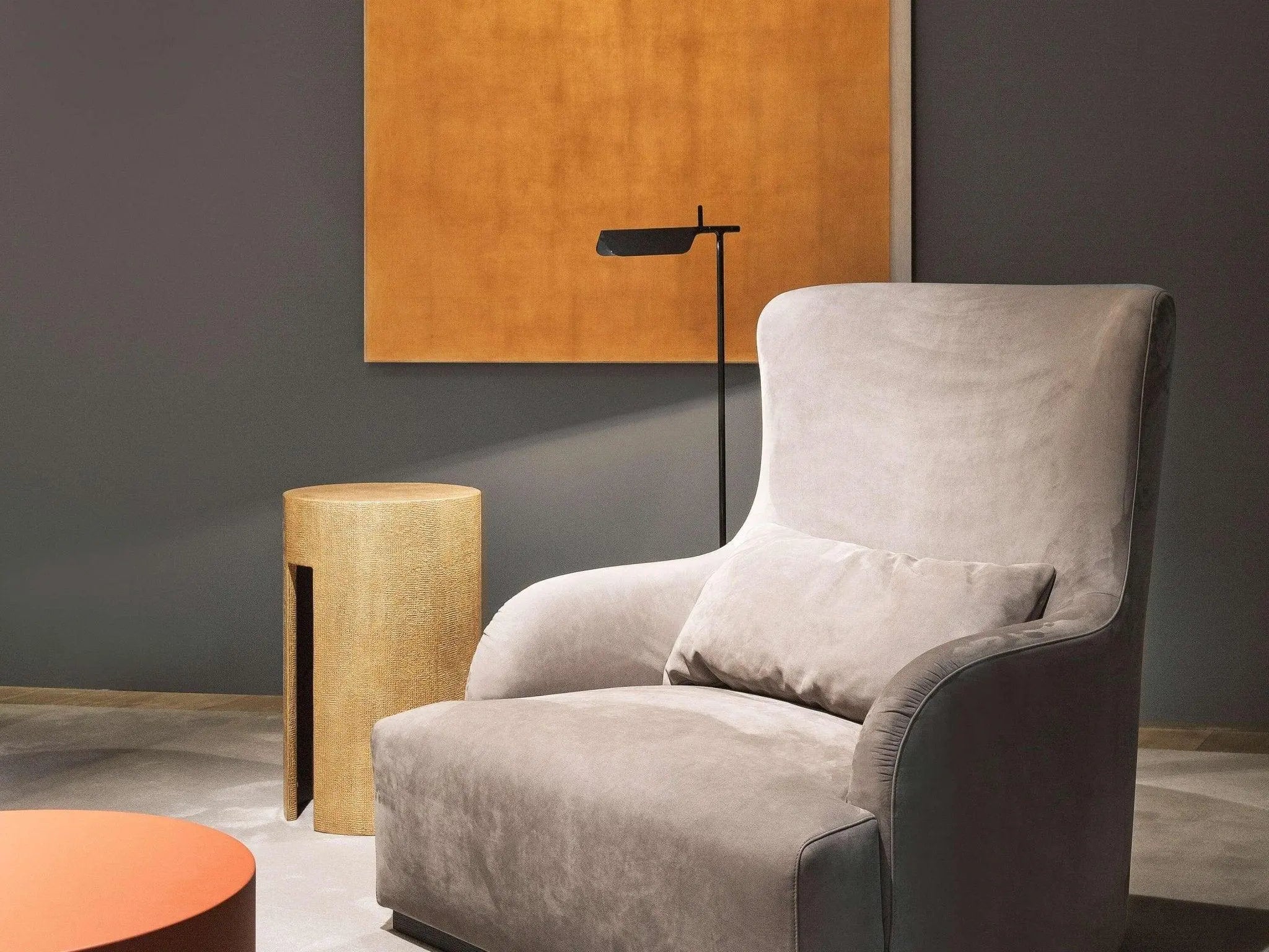 Lampa podłogowa do czytania TAB czarny – Flos