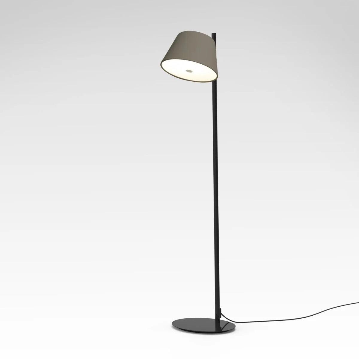 Lampa podłogowa TAM TAM brązowo-szary Marset Eye on Design