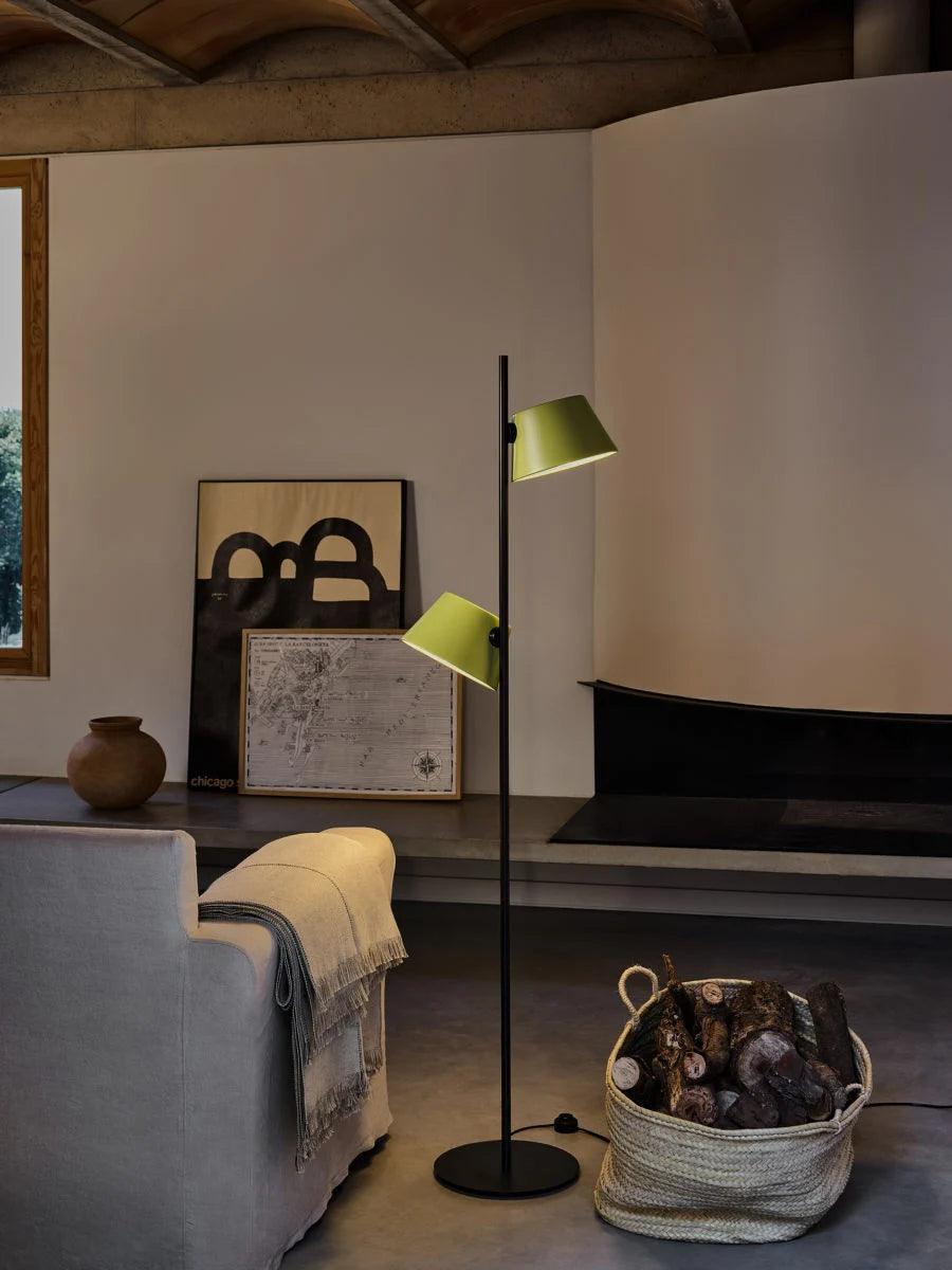 Lampa podłogowa TAM TAM pomarańczowy Marset Eye on Design
