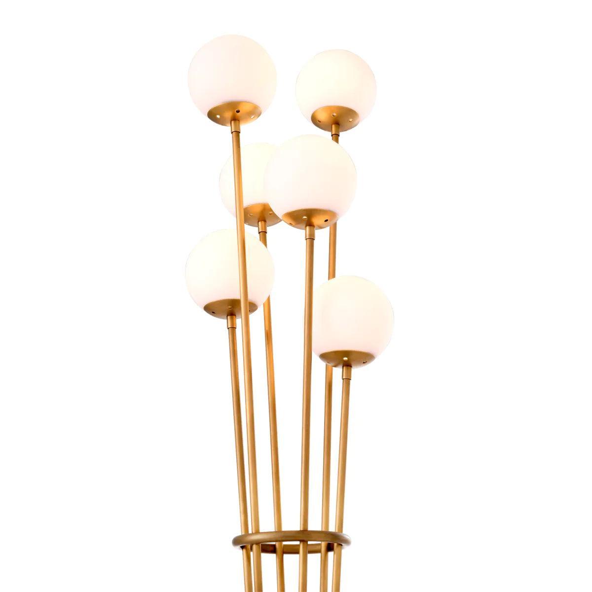 Lampa podłogowa TORTORA mosiężny Eichholtz Eye on Design