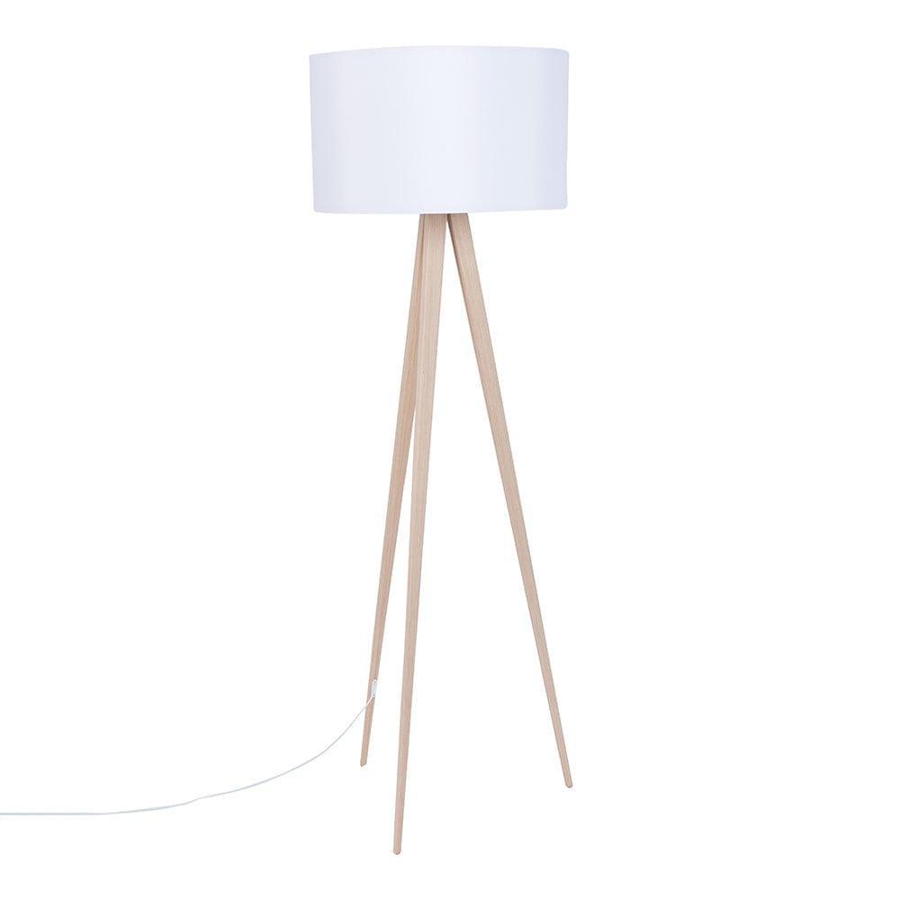 Lampa podłogowa TRIPOD WOOD biały Zuiver Eye on Design