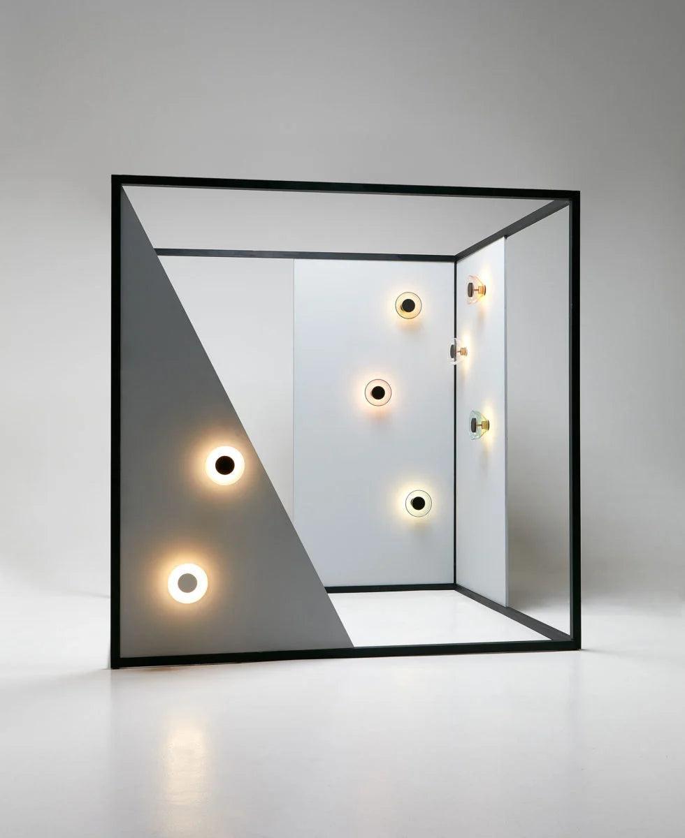Lampa ścienna AURA dymione szkło Marset Eye on Design